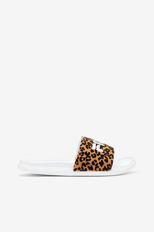 fila leopard print sandals